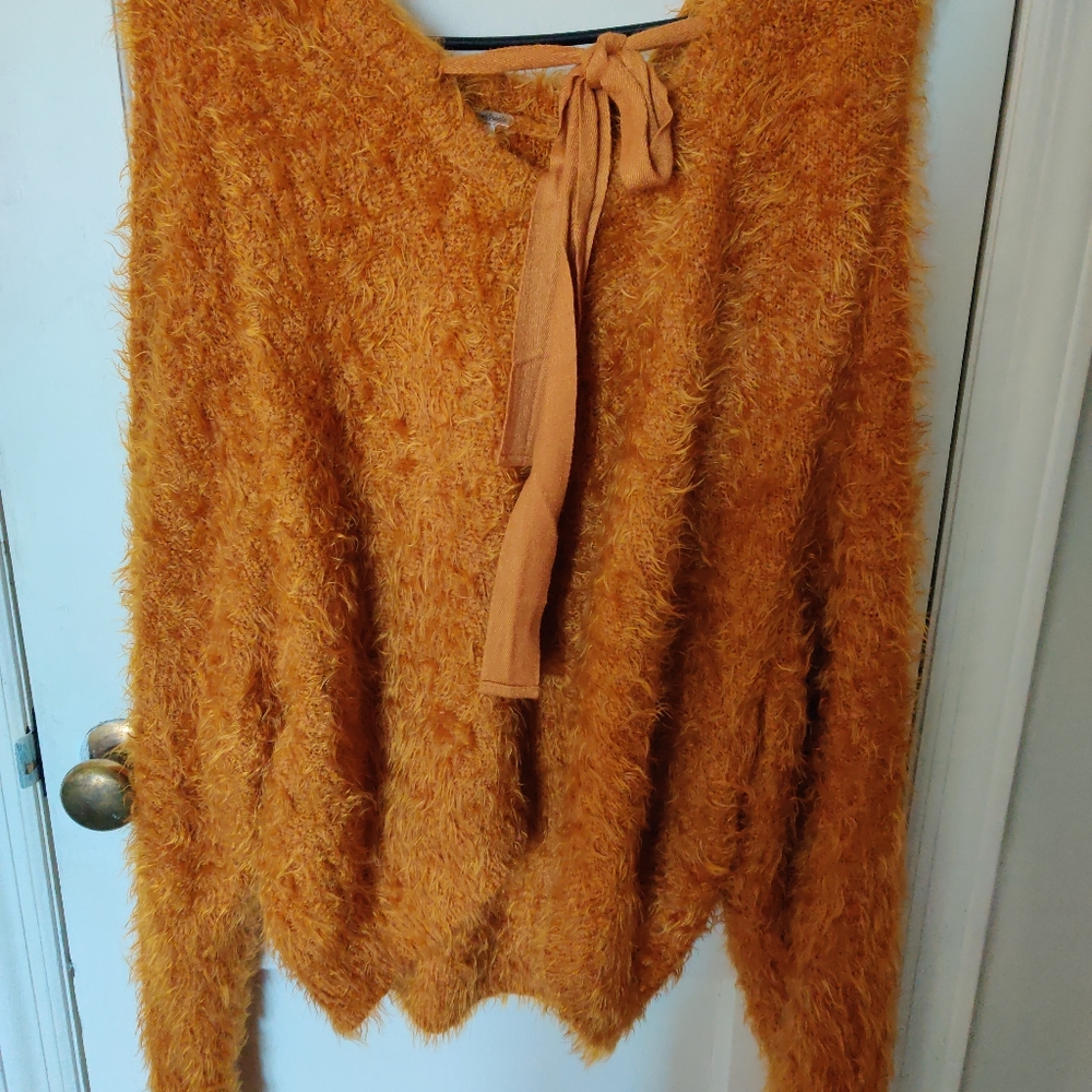 Free People XS Hooded Chenille Pullover NWT